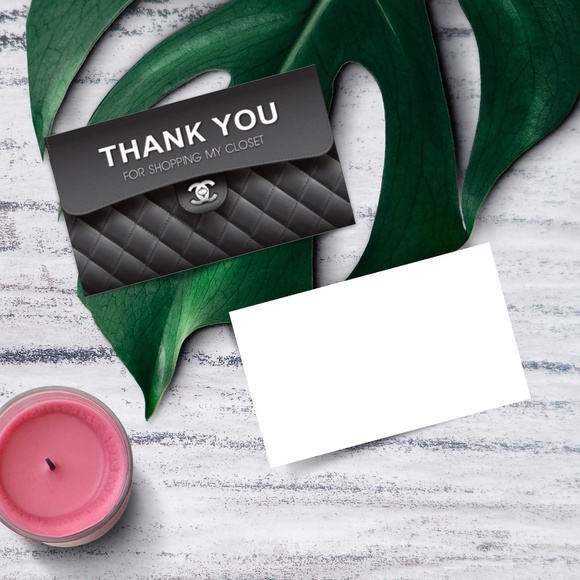 Fashion Bag Thank You Cards - Small (100) - Picture 2 of 4
